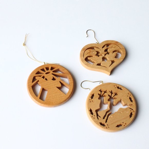 Handcrafted Wood Ornaments Fretwork Belfast ME USA - Picture 7 of 8